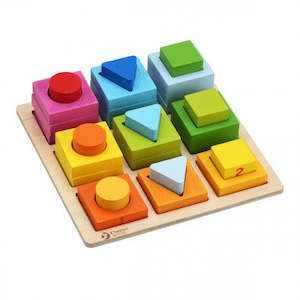 Classic World Geometric Blocks - 28 pieces