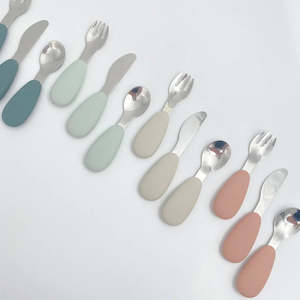 Petite Eats Full Metal Cutlery Set - Choose your colour