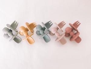 Petite Eats Silicone Cutlery - Choose your colour