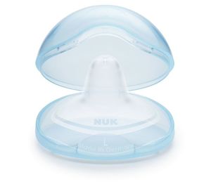 Baby wear: NUK Silicone Nipple Shields – Small 16mm (2 Pack)