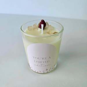 Baby wear: Mama + Me Mini Quartz Quote Candle - 'You're A Limited Edition'