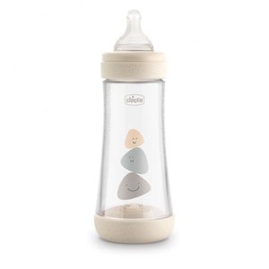 Baby wear: Chicco Perfect 5 Bottle 300ml Fast Flow (4m+) - Natural