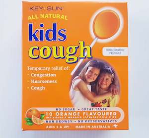 Baby wear: Key Sun Kids Cough Lollipops 10 - Orange