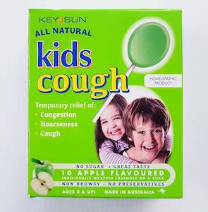 Key Sun Kids Cough Lollipops 10 - Apple