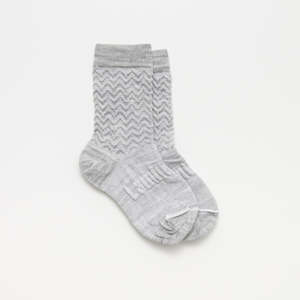 Lamington Merino Crew Length Socks - Bunny