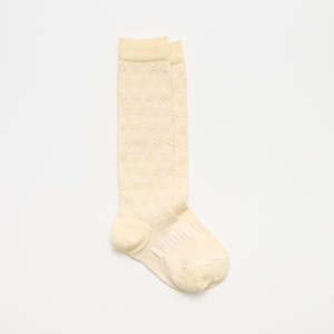 Lamington Merino Knee High Socks - Peanut (3-9 months only)