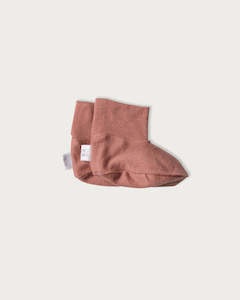 Baby wear: Babu Merino Wool Baby Booties - Choose Your Colour