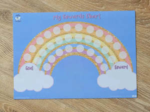 Lulubug Learning Magnetic - Rewards Chart - Rainbow