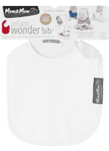 Mum2Mum Wonder Bib INFANT WHITE