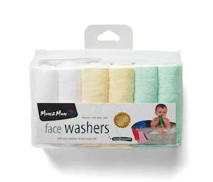 Mum2Mum Face Washers (Pack of 6) PASTEL