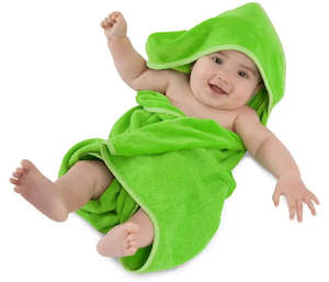 Towels Face Cloths: Mum2Mum Hooded Towel LIME