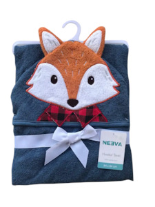 Neeva Hooded Towel BLUE FOX