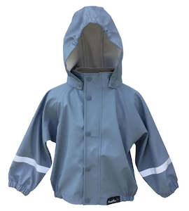 Rainwear: Mum2Mum Rainwear Jacket - STEEL BLUE