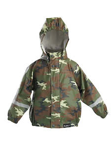 Rainwear: Mum2Mum Rainwear Jacket - CAMO GREEN