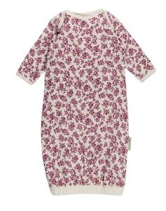 Woolbabe - Merino/Organic Cotton Gown - Limited Edition - Natural Rose Manuka