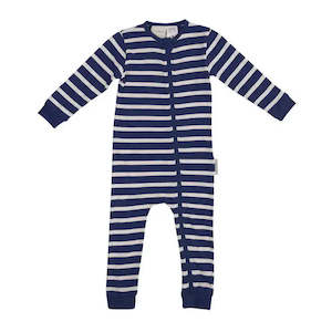 Woolbabe Merino/Organic Cotton PJ Suit - MIDNIGHT