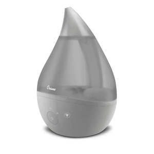 Crane 4-in-1 Filter Free Top Fill Drop Cool Mist Humidifier w/ Sound Machine - GREY