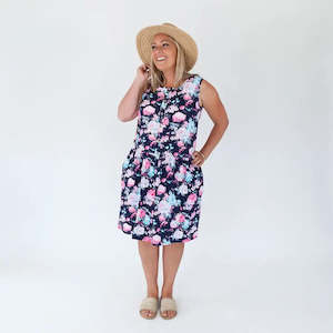 Milkbar Breastfeeding Billie Dress | Navy Floral