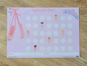 Lulubug Learning Magnetic - Rewards Chart - Ballet