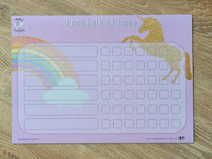 Lulubug Learning Magnetic - I can help at home - Unicorn