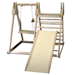 Wooden Toys: Berry Park 4 in 1 Pikler Gym / Swing Set - PT010