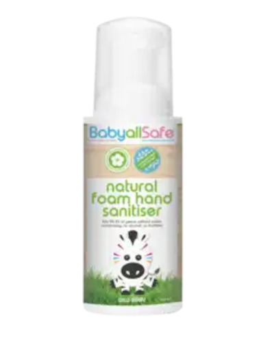 BabyallSafe Natural Foam Hand Sanitiser 250ml