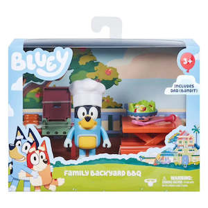 Bluey - Mini Play Set - Family Backyard BBQ