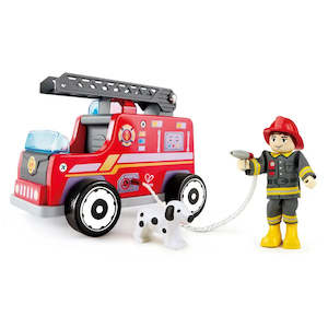 Figurines And Dolls: Hape Fire Truck