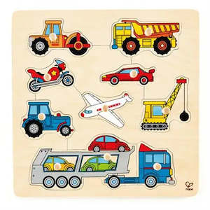 Hape Vehicles Knob Puzzle