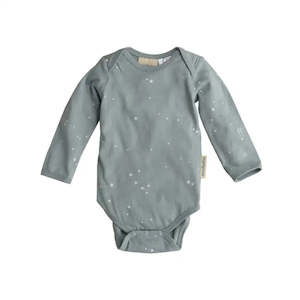 Woolbabe Long Sleeve Bodysuit - Tide Stars