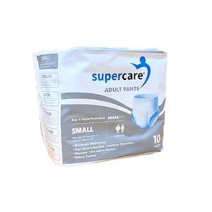 SuperCare Adult Disposable Pants Size Small - Day & Night Protection (UWCH)