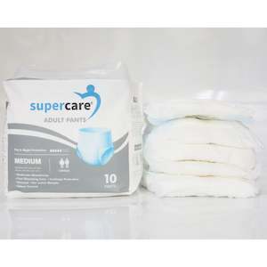 SuperCare Adult Disposable Pants Size Medium - Day & Night Protection (UWCH)