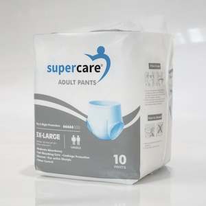 SuperCare Adult Disposable Pants 3X-Large -Day & Night Protection (UWCH)