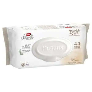 Huggies Ultimate Nourish & Care Baby Wipes - Pack of 64