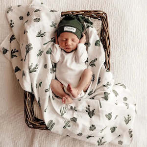 Snuggle Hunny Kids Organic Muslin Wrap - Cactus