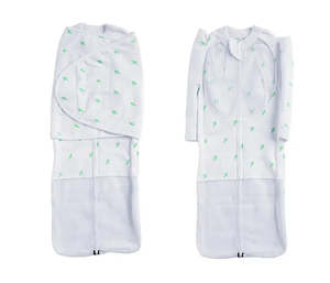 Swaddles And Wraps: Mum2Mum SUMMER DreamSwaddle GREEN CROSS