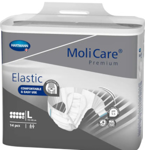 MoliCare Premium Elastic 10D - Large (Pack of 14)