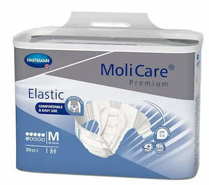 Molicare All In One Briefs: MoliCare Premium Elastic 6D - Medium (Pack of 30)