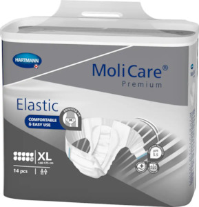 Molicare All In One Briefs: MoliCare Premium Elastic 10D -  XLarge (Pack of 14)