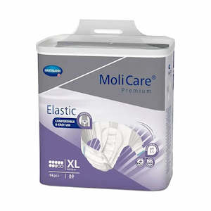 Molicare All In One Briefs: MoliCare Premium Elastic 8D - XLarge (Pack of 14)