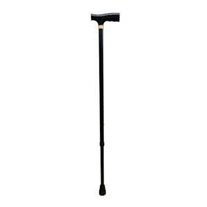 Adjustable Aluminium T-Shape Fancy Cane   (75090)