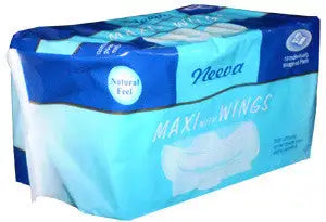 Womens Incontinence Pads: Neeva Sanitary Pads with Wings - 10pcs