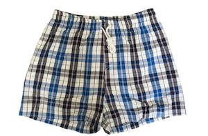 Woxers - Waterproof Adult Boxer Shorts ( Blue tartan)