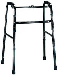 1-Button Folding Walker - Black