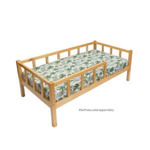 Kapai Olive Toddler Bed with Railing