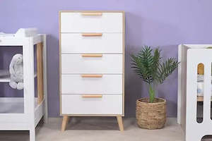 Kapai Daisy Tallboy 5 drawers Chest