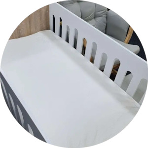 Sleep Tight Bamboo Fitted Cot Mattress Protector