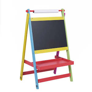 Kids Table Chairs Set Toy Box Easel: Berry Park Wooden Easel - Crayon