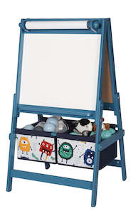 Kids Table Chairs Set Toy Box Easel: Berry Park Wooden Easel - Monster