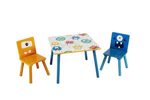 Kids Table Chairs Set Toy Box Easel: Berry Park Table and Chairs Set - Monster